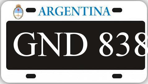 Patente GND838