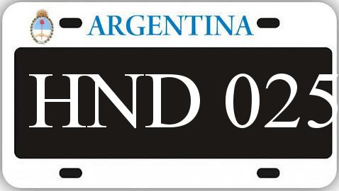 Patente HND025