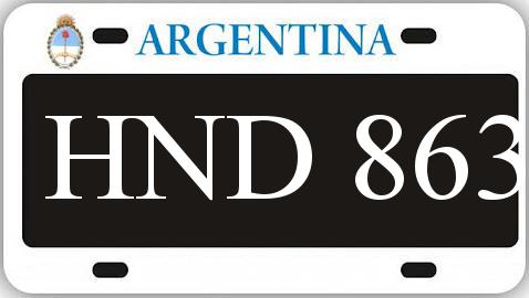 Patente HND863