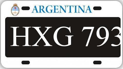 Patente HXG793