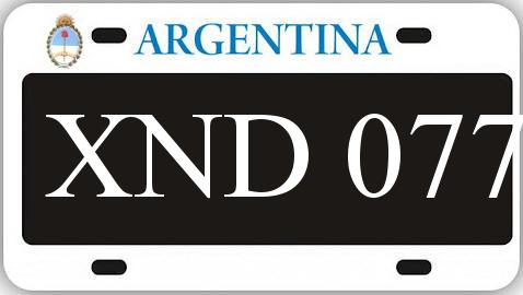 Patente XND077