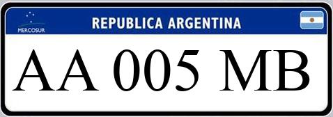 Patente AA005MB