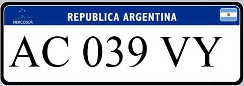 Patente AC039VY