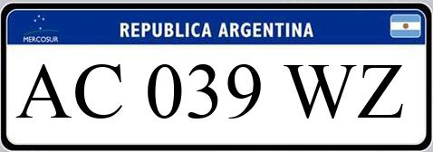 Patente AC039WZ