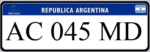 Patente AC045MD