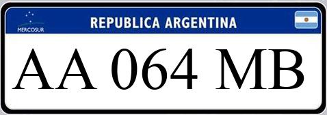 Patente AA064MB