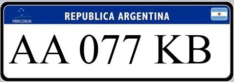 Patente AA077KB