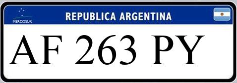 Patente AF263PY