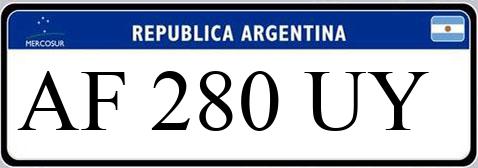 Patente AF280UY