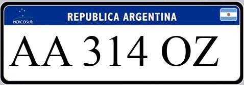 Patente AA314OZ