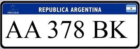 Patente AA378BK