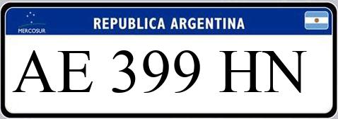 Patente AE399HN