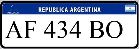 Patente AF434BO