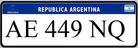 Patente AE449NQ