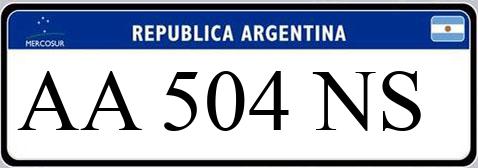 Patente AA504NS