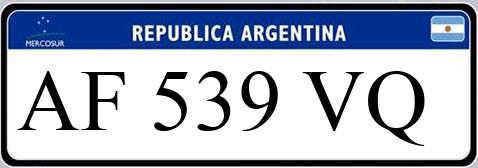 Patente AF539VQ