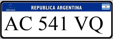 Patente AC541VQ