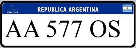 Patente AA577OS