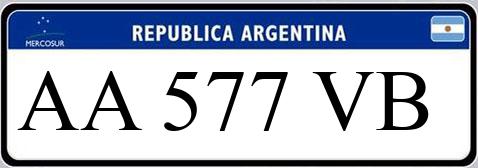 Patente AA577VB