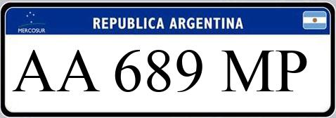 Patente AA689MP
