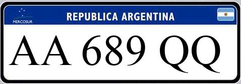 Patente AA689QQ