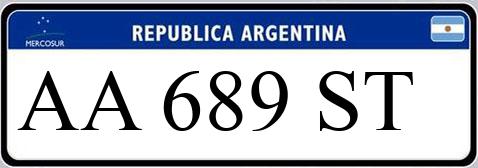 Patente AA689ST