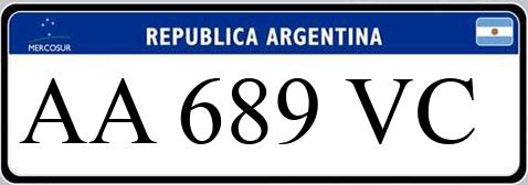 Patente AA689VC