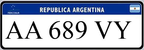 Patente AA689VY