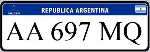 Patente AA697MQ
