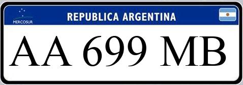 Patente AA699MB