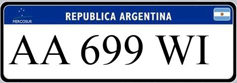 Patente AA699WI