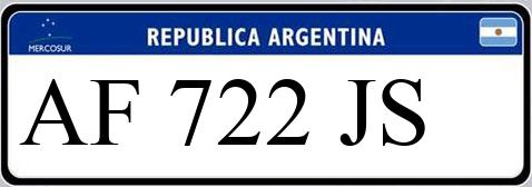 Patente AF722JS