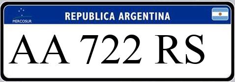 Patente AA722RS