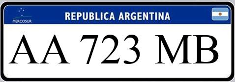 Patente AA723MB