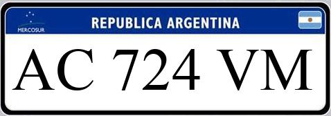 Patente AC724VM