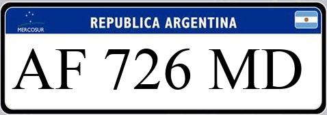 Patente AF726MD