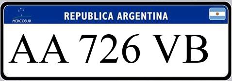 Patente AA726VB