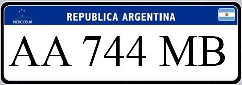Patente AA744MB