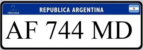 Patente AF744MD