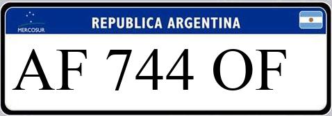Patente AF744OF