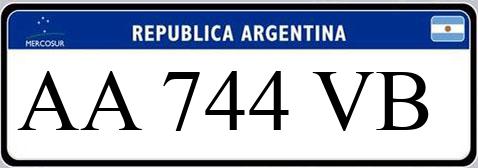 Patente AA744VB