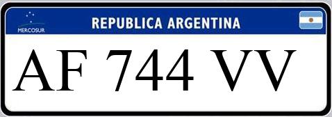 Patente AF744VV
