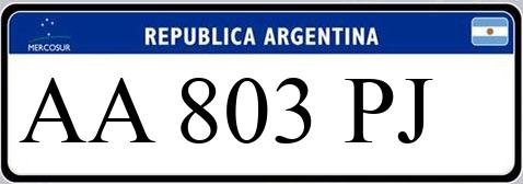 Patente AA803PJ