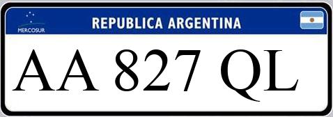 Patente AA827QL