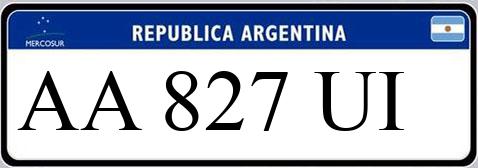Patente AA827UI