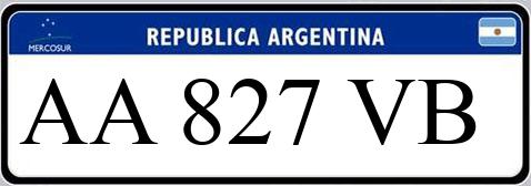 Patente AA827VB