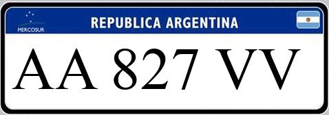 Patente AA827VV