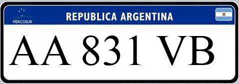 Patente AA831VB