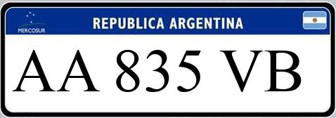 Patente AA835VB