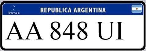 Patente AA848UI